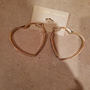 Ladies Heart earrings SOLD